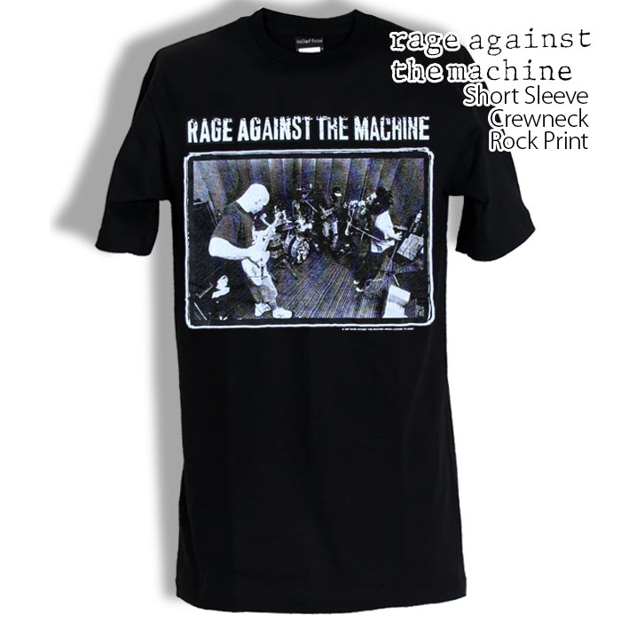 ロックtシャツ バンドtシャツ パンク Rage Against the Machine メンズ レディース Mサイズ Lサイズ XLサイズ 黒色 白色 ストリート系｜t-link｜02