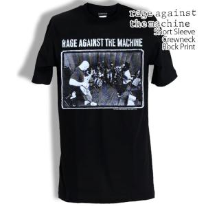 ロックtシャツ バンドtシャツ パンク Rage Against the Machine メンズ レ...