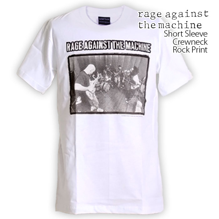 ロックtシャツ バンドtシャツ パンク Rage Against the Machine メンズ レディース Mサイズ Lサイズ XLサイズ 黒色 白色 ストリート系｜t-link｜03