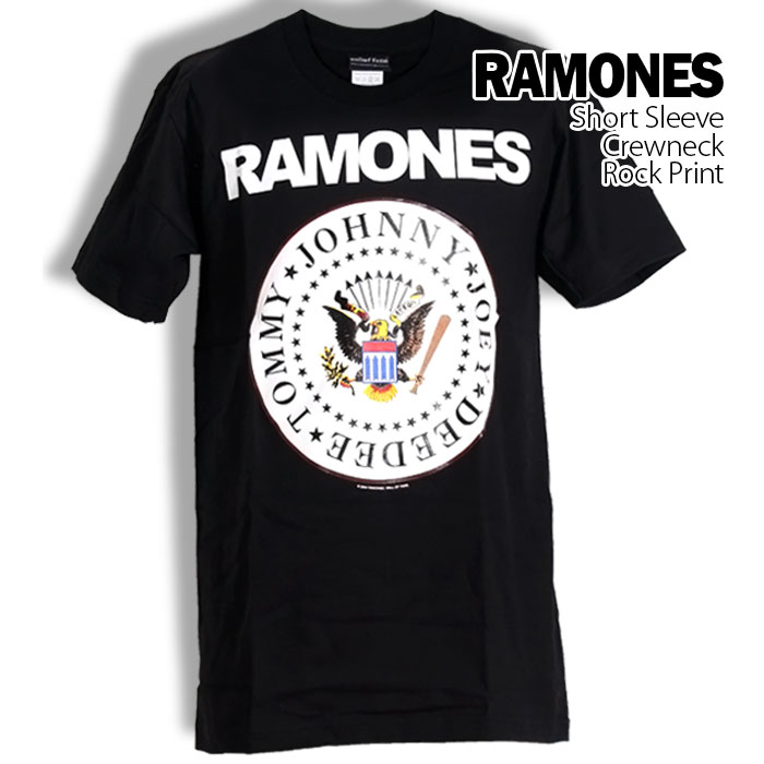 ロックtシャツ バンドtシャツ パンク Ramones ラモーンズ 定番ロゴ メンズ レディース Mサイズ Lサイズ XLサイズ 黒色 白色 ストリート系｜t-link｜02
