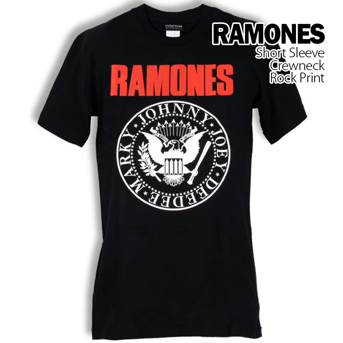 ロックtシャツ バンドtシャツ パンク RAMONES シンプル メンズ レディース Mサイズ Lサ...