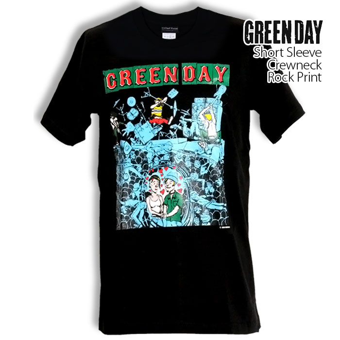 ロックtシャツ バンドtシャツ パンク グリーン デイ Green Day 