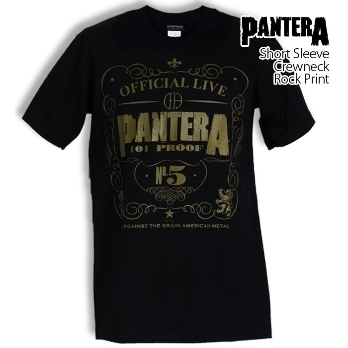 ロックtシャツ バンドtシャツ パンク PANTERA パンテラ 101 PROOF メンズ レディ...