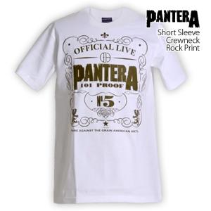ロックtシャツ バンドtシャツ パンク PANTERA パンテラ 101 PROOF メンズ レディ...