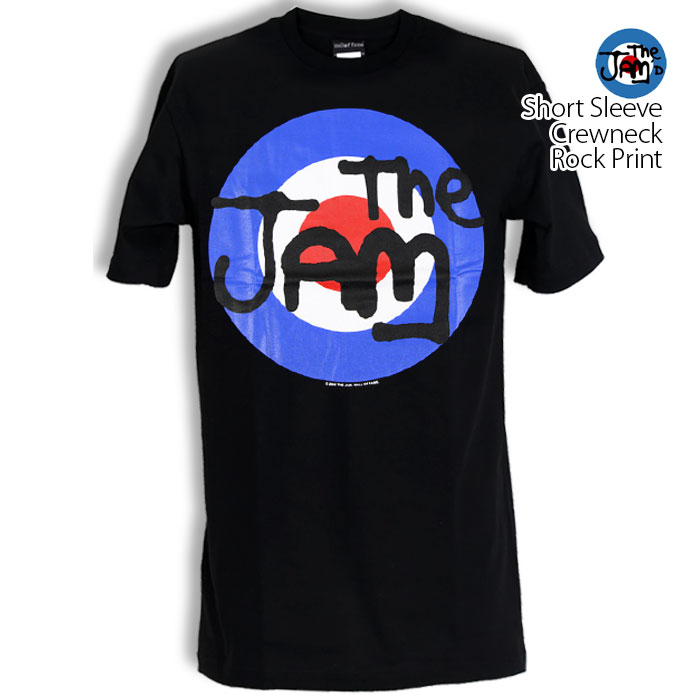 ロックtシャツ バンドtシャツ パンク THE JAM ザ ジャム 的イラスト メンズ レディース ...