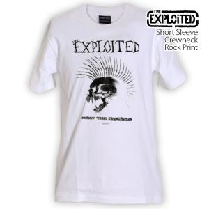 ロックtシャツ バンドtシャツ パンク THE EXPLOITED エクスプロイテッド モヒカンドク...