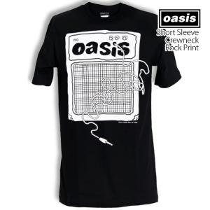 ロックtシャツ バンドtシャツ パンク Oasis オアシス アンプイラスト メンズ レディース M...