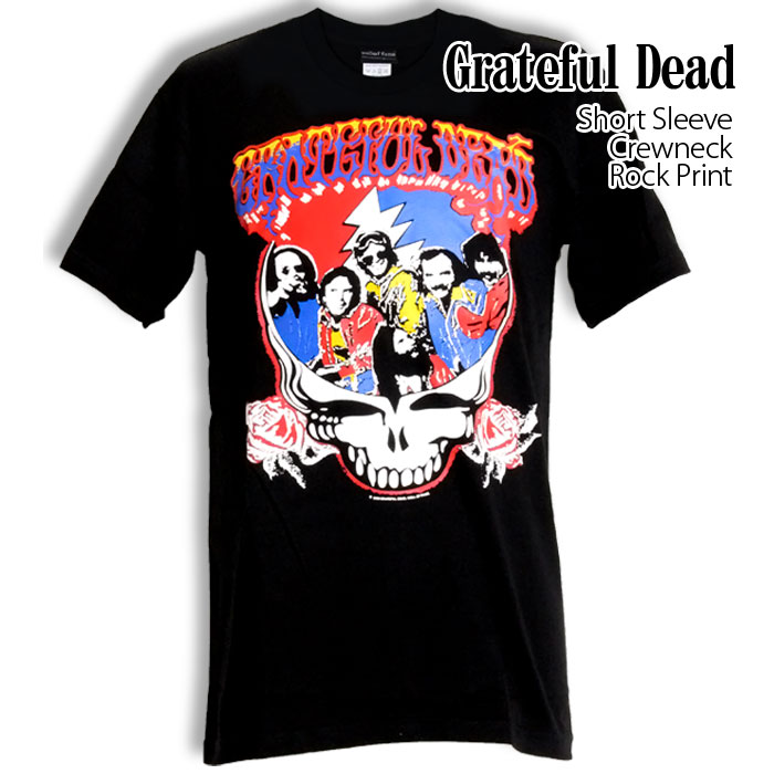 ロックtシャツ バンドtシャツ パンク Grateful Dead グレイトフル デッド カラフル ...