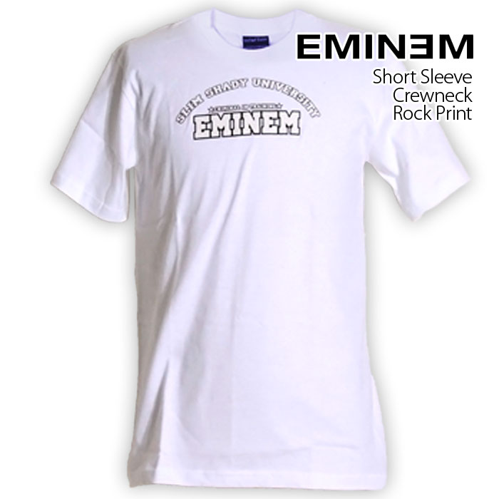 ロックtシャツ バンドtシャツ パンク EMINEM シンプルロゴ メンズ レディース Mサイズ L...