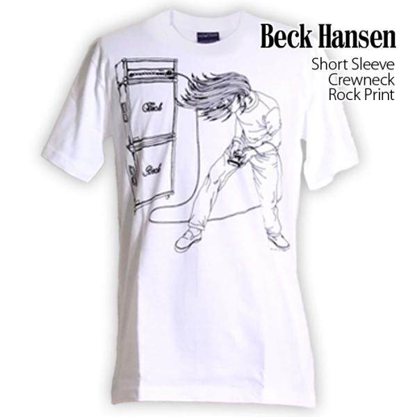 ロックtシャツ バンドtシャツ パンク BECK ベックハンセン メンズ レディース Mサイズ Lサ...