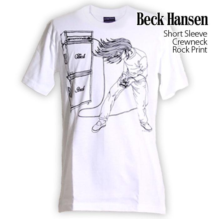 ロックtシャツ バンドtシャツ パンク BECK ベックハンセン メンズ レディース Mサイズ Lサイズ XLサイズ 黒色 白色 ストリート系｜t-link｜02