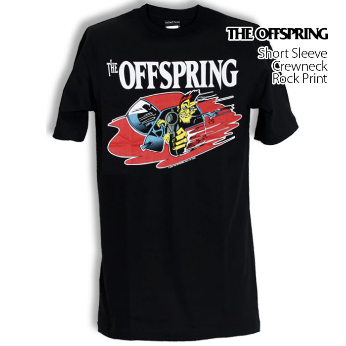 ロックtシャツ バンドtシャツ パンク The Offspring オフスプリング メンズ レディース Mサイズ Lサイズ XLサイズ 黒色 白色  ストリート系