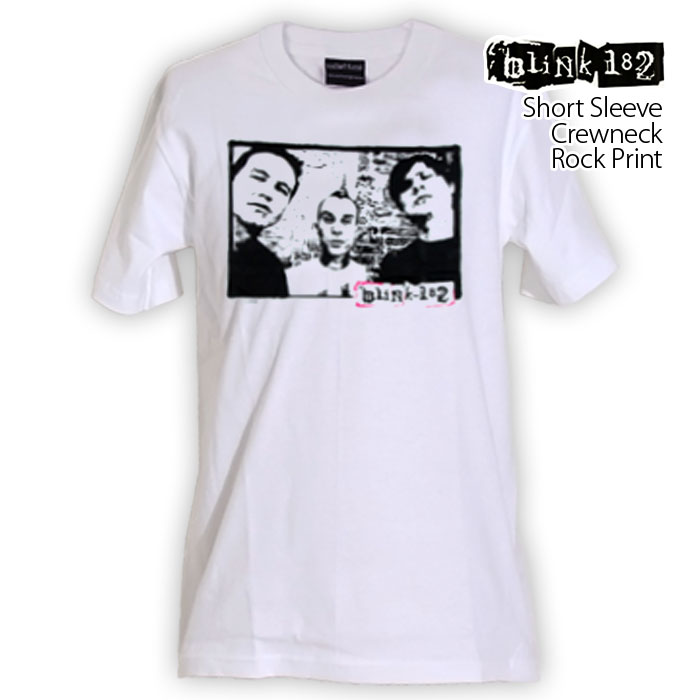 BLINK182 バンドTシャツ ロックtシャツ バンドtシャツ パンク Blink-182 ブリンク 182 メンバー