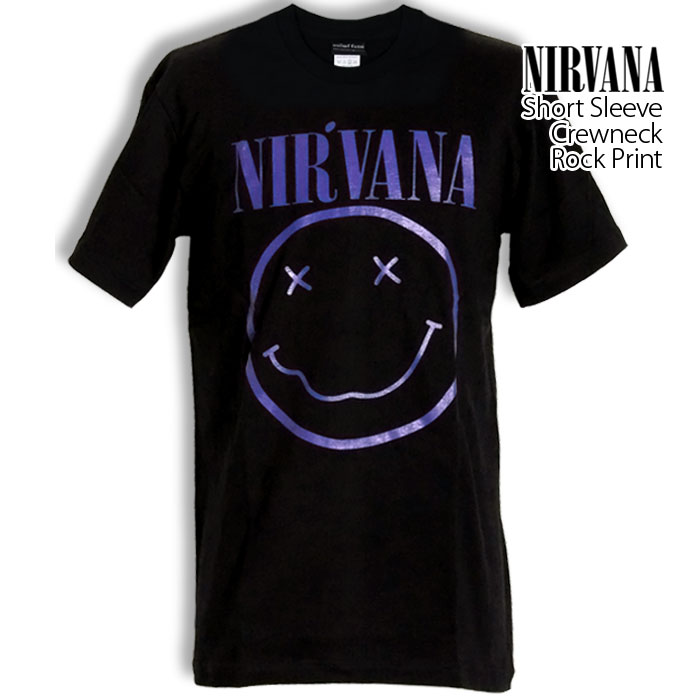ロックtシャツ バンドtシャツ パンク Nirvana ニルヴァーナ ニルバーナ