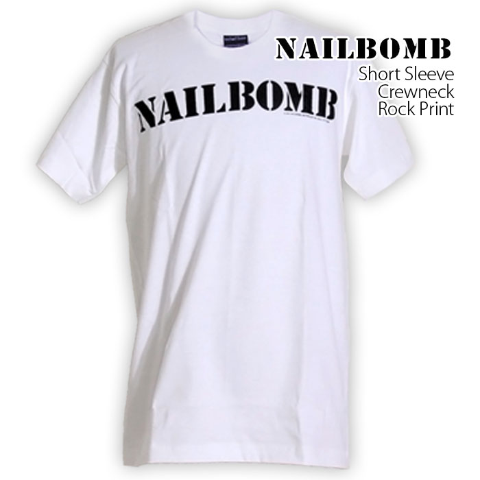 ロックtシャツ バンドtシャツ パンク NAILBOMB ネイルボム メンズ 