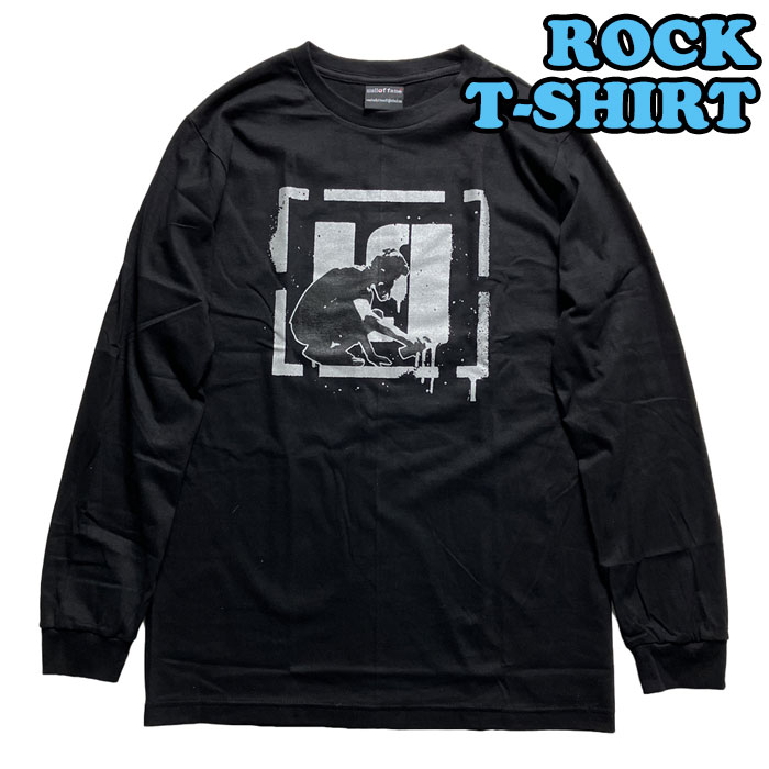 ロックtシャツ バンドtシャツ パンク 長袖 Tシャツ メンズ LINKINPARK