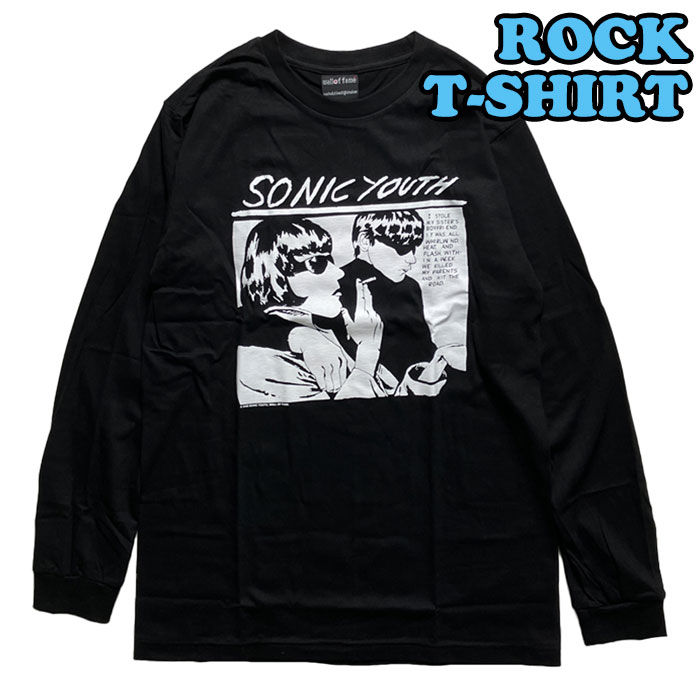 ロックtシャツ バンドtシャツ パンク 長袖 Tシャツ メンズ SONIC YOUTH ソニック ユース 黒 白 Mサイズ Lサイズ 黒色 白色 :  wol028 : T-LINK - 通販 - Yahoo!ショッピング