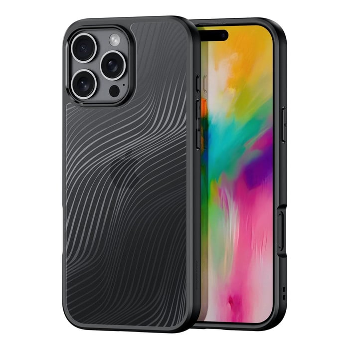 スマホケース iPhone16Pro iPhone 16 Pro ブラック 黒 オープン型 TPU