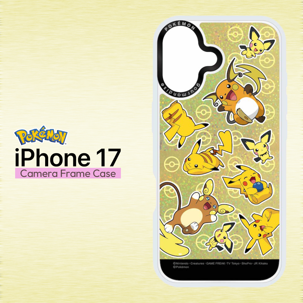 iPhone17 ケース ポケモン ピカチュウ 公式 ライセンス かわいい