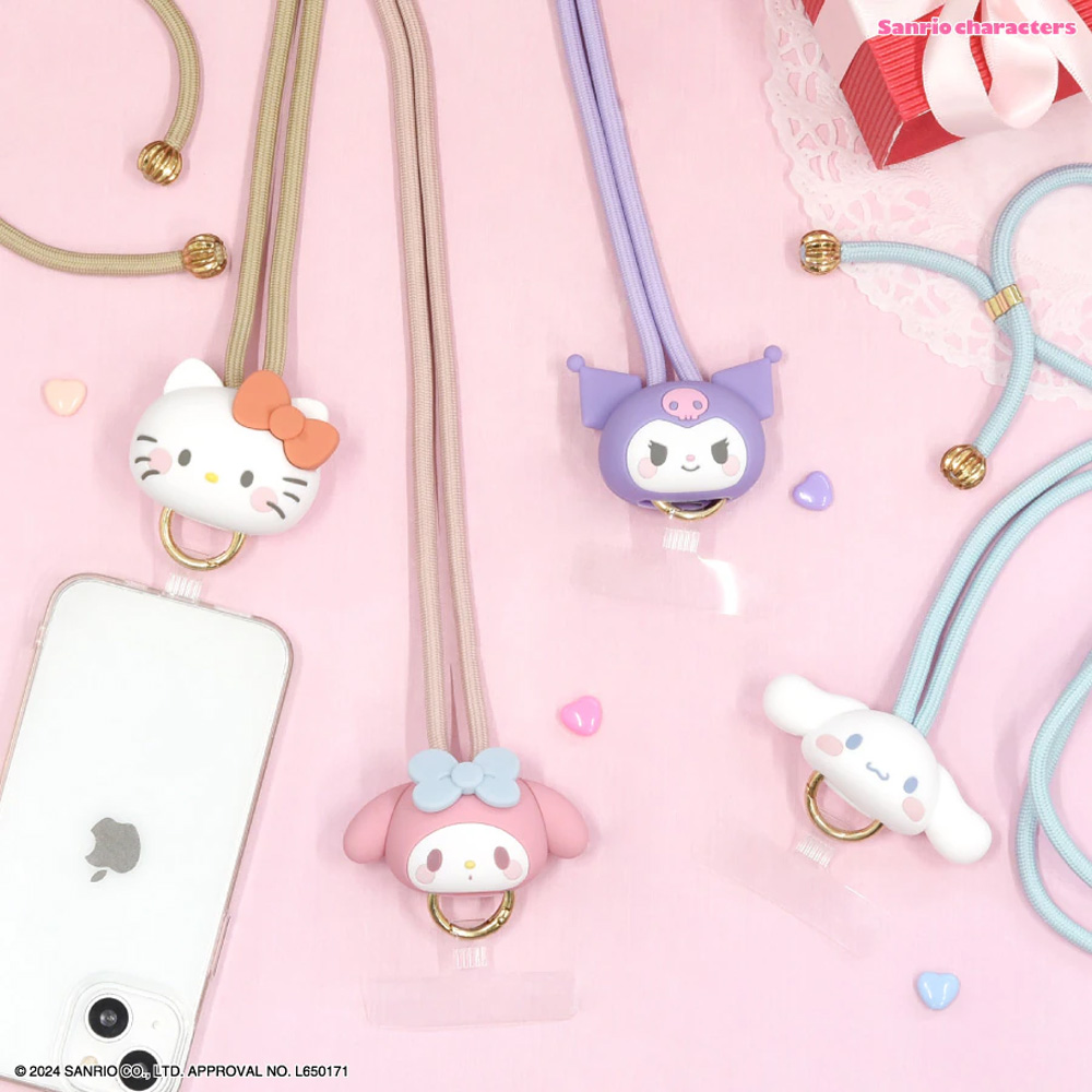 サンリオ スマホ ショルダーストラップ ストラップホルダー キティ