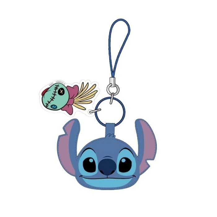 ディズニー スティッチ ストラップ チャーム レザー キャラクター