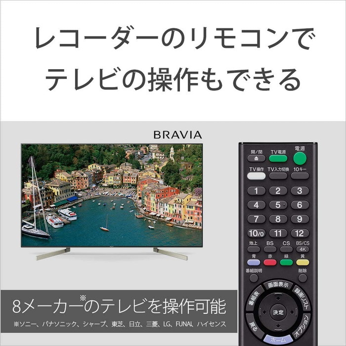 ソニー 1TB 2チューナー 4K ブルーレイレコーダー BDZ-FBW1000 4K放送長時間録画 W録画対応 通販 