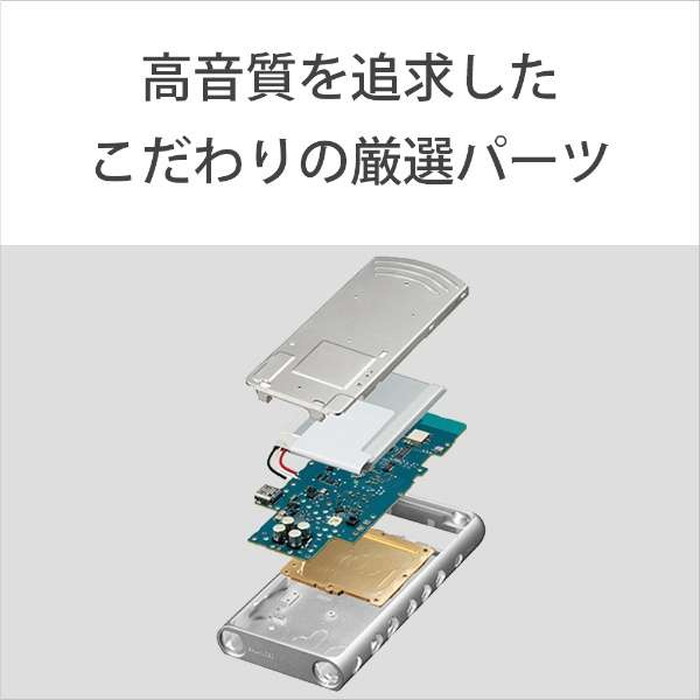 SONY ソニー ウォークマン NW-ZX507 (S) 64GB ZXシリーズ シルバー