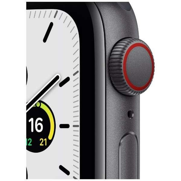 アップル Apple Watch SE 40mm スペースグレイ アルミ ミッドナイト スポーツバンド GPS Cellularモデル セルラー  アップルウォッチ おしゃれ スペースグレー