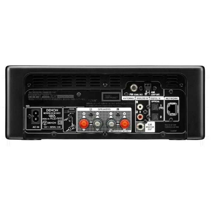 【新品未開封】デノン RCDN10K ネットワークCDレシーバー ブラック Amazon.co.jp: デノン Denon RCD-N10 ネットワークCDレシーバー