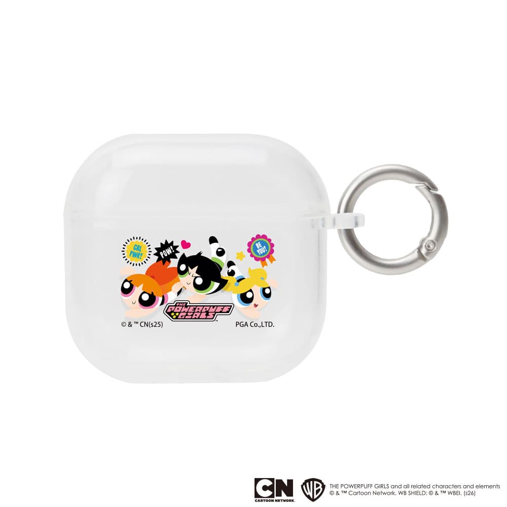 パワーパフガールズ AirPods 第4世代 カバー ケース かわいい クリア