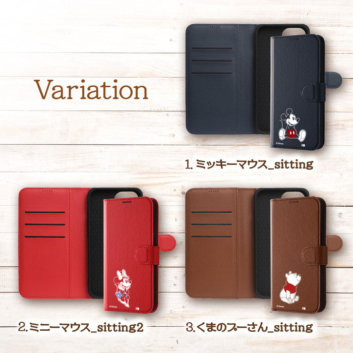 ミッキー&ミニー☆マルチ手帳型スマホキャンバスカバー：15.2×8.2×2㎝程 Disney（ディズニー） スマホケース 多機種対応 マルチタイプ