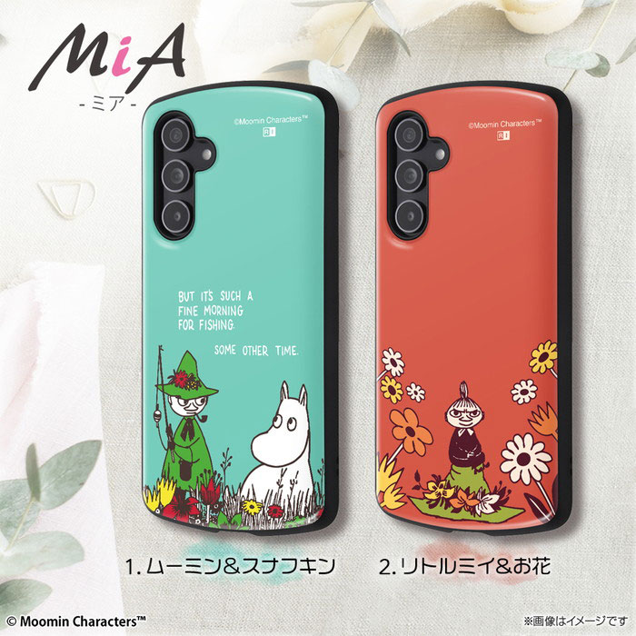 MOOMIN - ムーミンスマホケース【GALAXYA41】耐衝撃ハイブリッドケース・アクリル iPhone 16 Pro用】ムーミン / 超! 保護ケース MiA 衝撃吸収