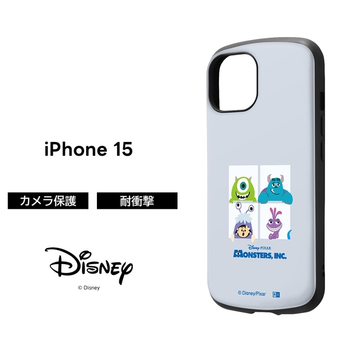 Disney（ディズニー） iPhone 15 ケース モンスターズインク ピクサー