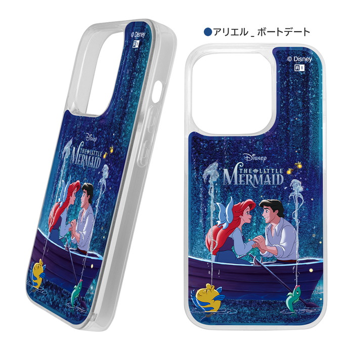 Disney（ディズニー） iPhone 15 Pro ケース アリエル リトル