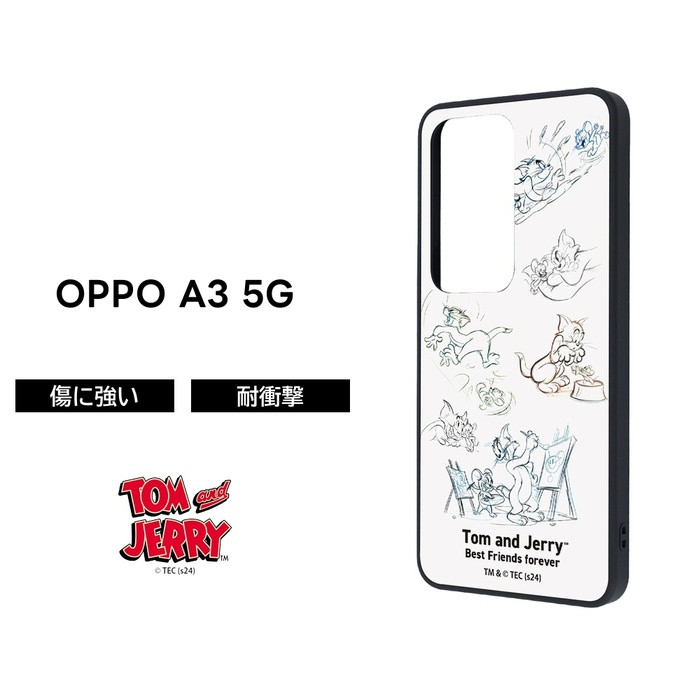 OPPO A3 5G ケース 耐衝撃 トムとジェリー OPPOA3 ファイブジー