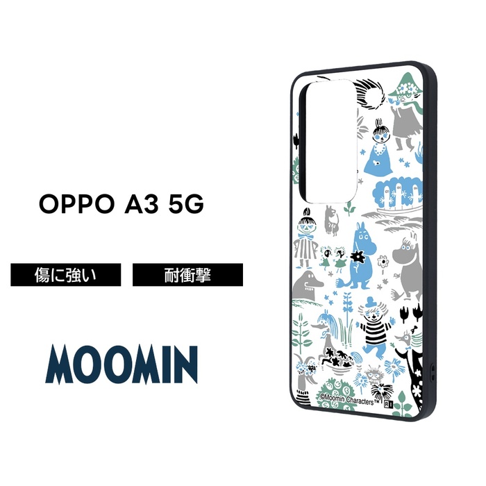 OPPO A3 5G ケース 耐衝撃 ムーミン OPPOA3 ファイブジー OPPOA35G