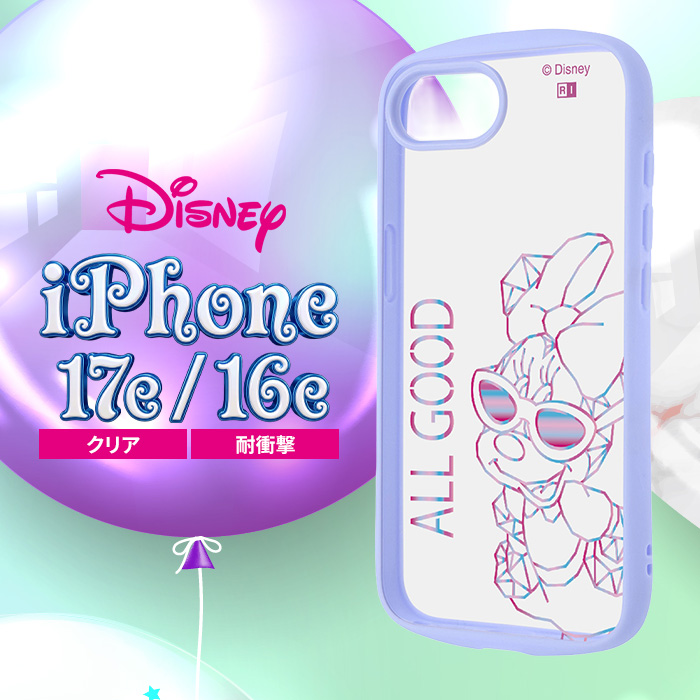 iPhone17e ケース クリア ミニー iPhone16e アイフォン 17e 16e