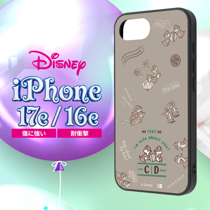 iPhone 17e ケース ディズニー キャラクター アイフォン 16e 耐衝撃