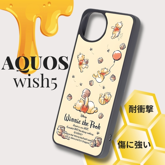AQUOS wish5 ケース ディズニー キャラクター docomo SH-52F アクオス