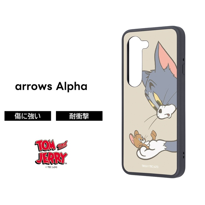 arrows Alpha ケース トムとジェリー キャラクター docomo F-51F