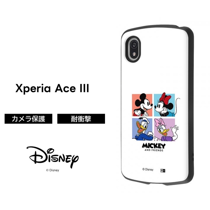Xperia Ace III ケース SO-53C SOG08 カバー ディズニー 耐衝撃