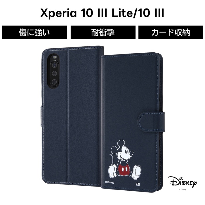 Disney（ディズニー） Xperia10III ケース ミッキー 手帳型 ミッキー