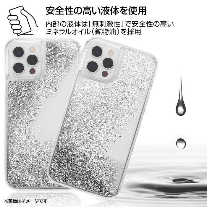 RYBMAX グリッター iPhone12proケース シルバー ワーナー・ブラザース iPhone12 ケース トムとジェリー iPhone 12 Pro