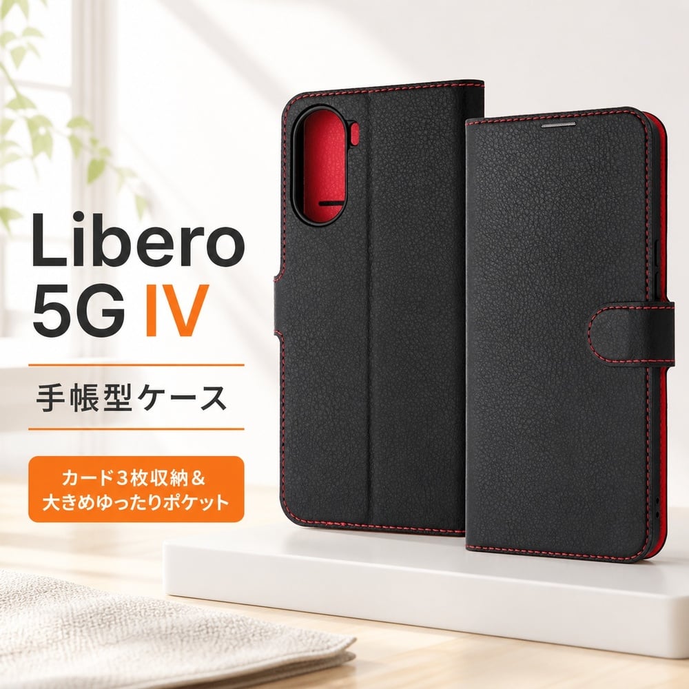 Libero 5G IV ケース 手帳型 Libero5GIV A302ZT リベロ リベロ5G 