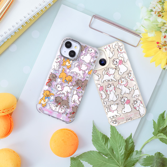 iPhone 16 ケース ディズニー おしゃれキャット わんわん物語