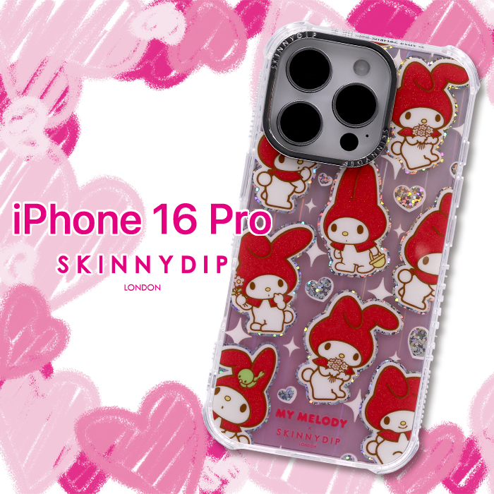 iPhone16Pro ケース サンリオ Sanrio マイメロディ かわいい クリア