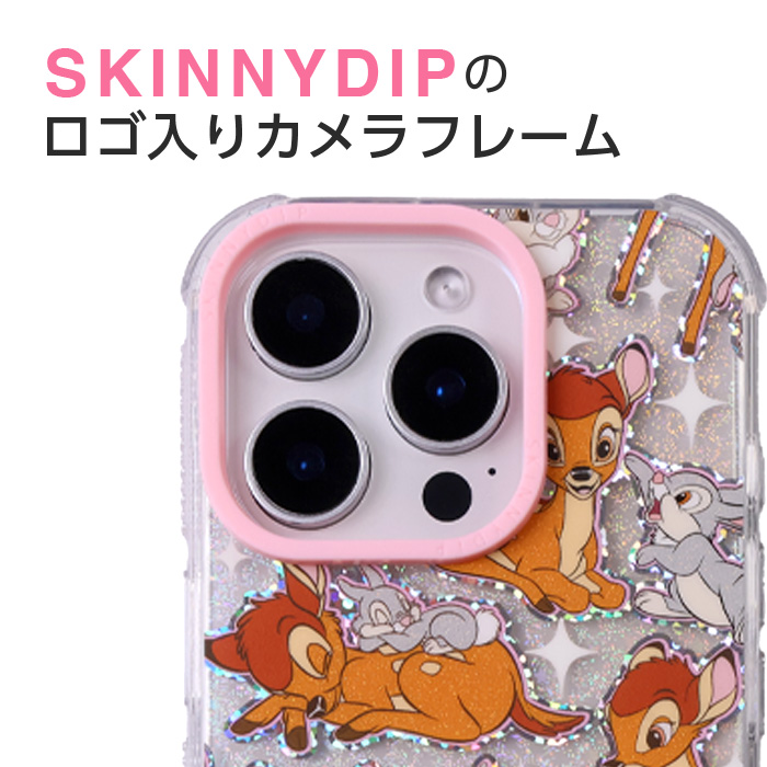iPhone16 ケース バンビ とんすけ ディズニー SKINNYDIP iPhone16 ケース ディズニー バンビ とんすけ かわいい SKINNYDIP