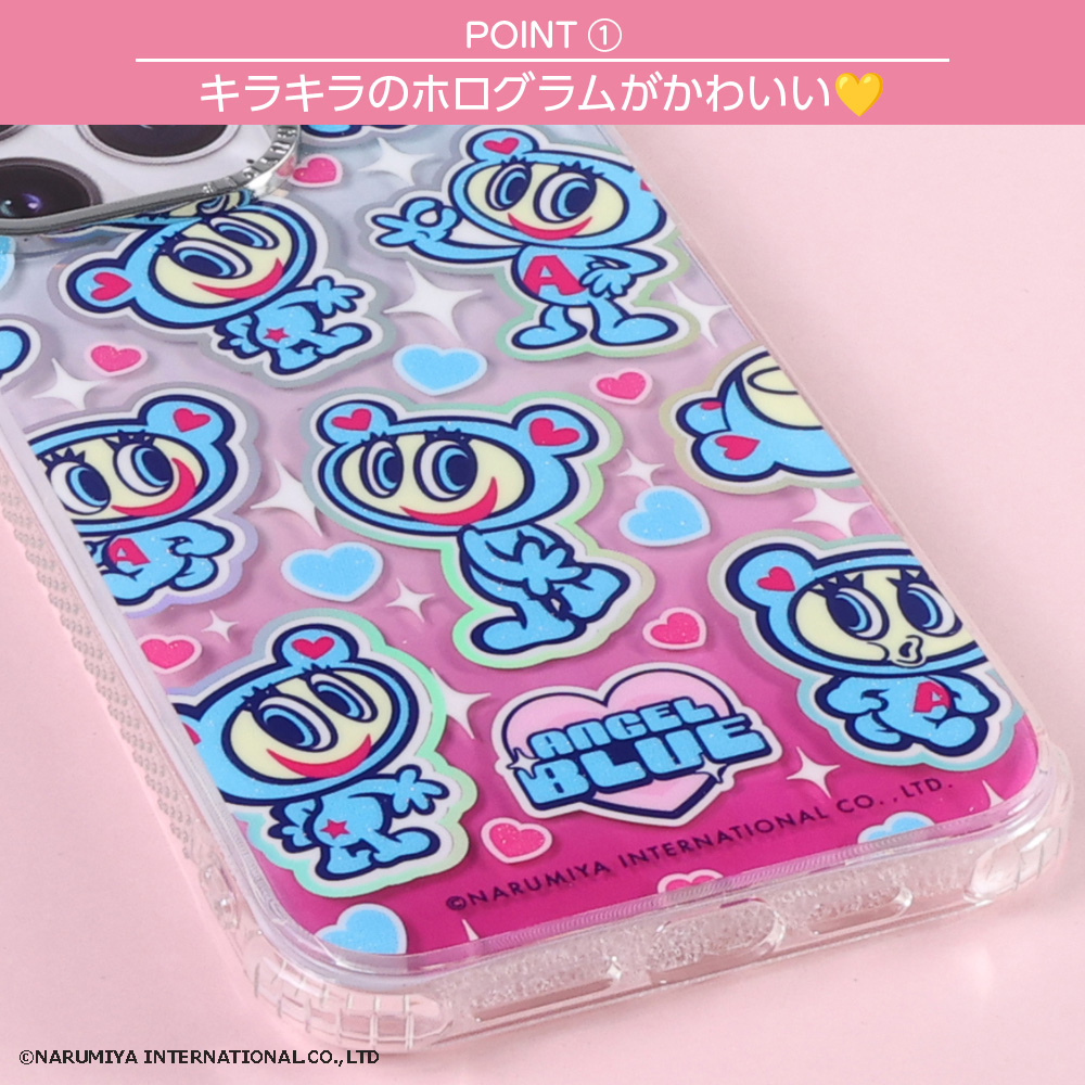 iPhone 15 Pro Max ケース エンジェルブルー キャラクター アイフォン