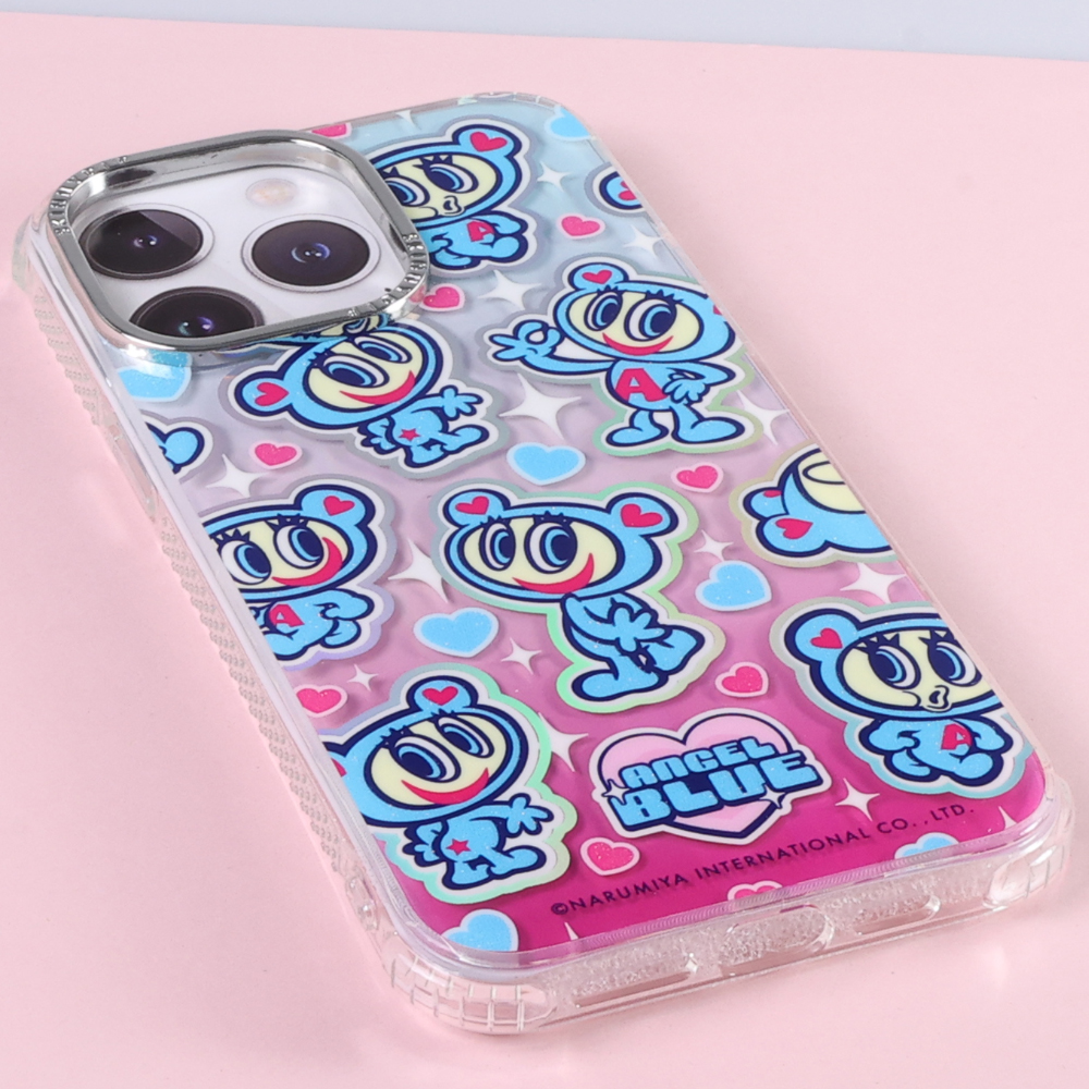 iPhone 16 ケース エンジェルブルー キャラクター iPhone16 アイフォン