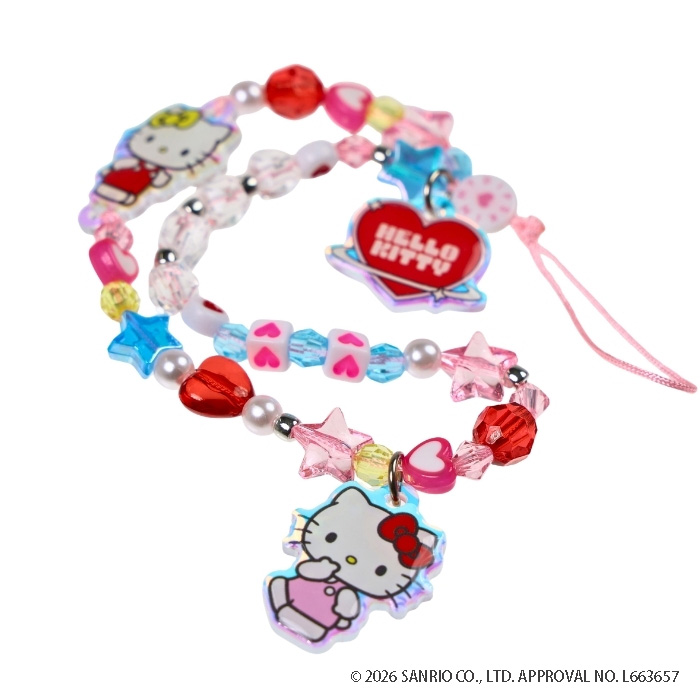サンリオ キティ フォンストラップ スマホストラップ HELLO KITTY